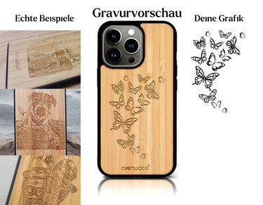 INDIVIDUELL iPhone 13 Pro Bambus-Kunststoff